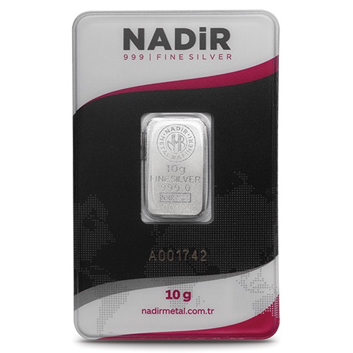 NadirGold 10 Gr Gümüş Külçe