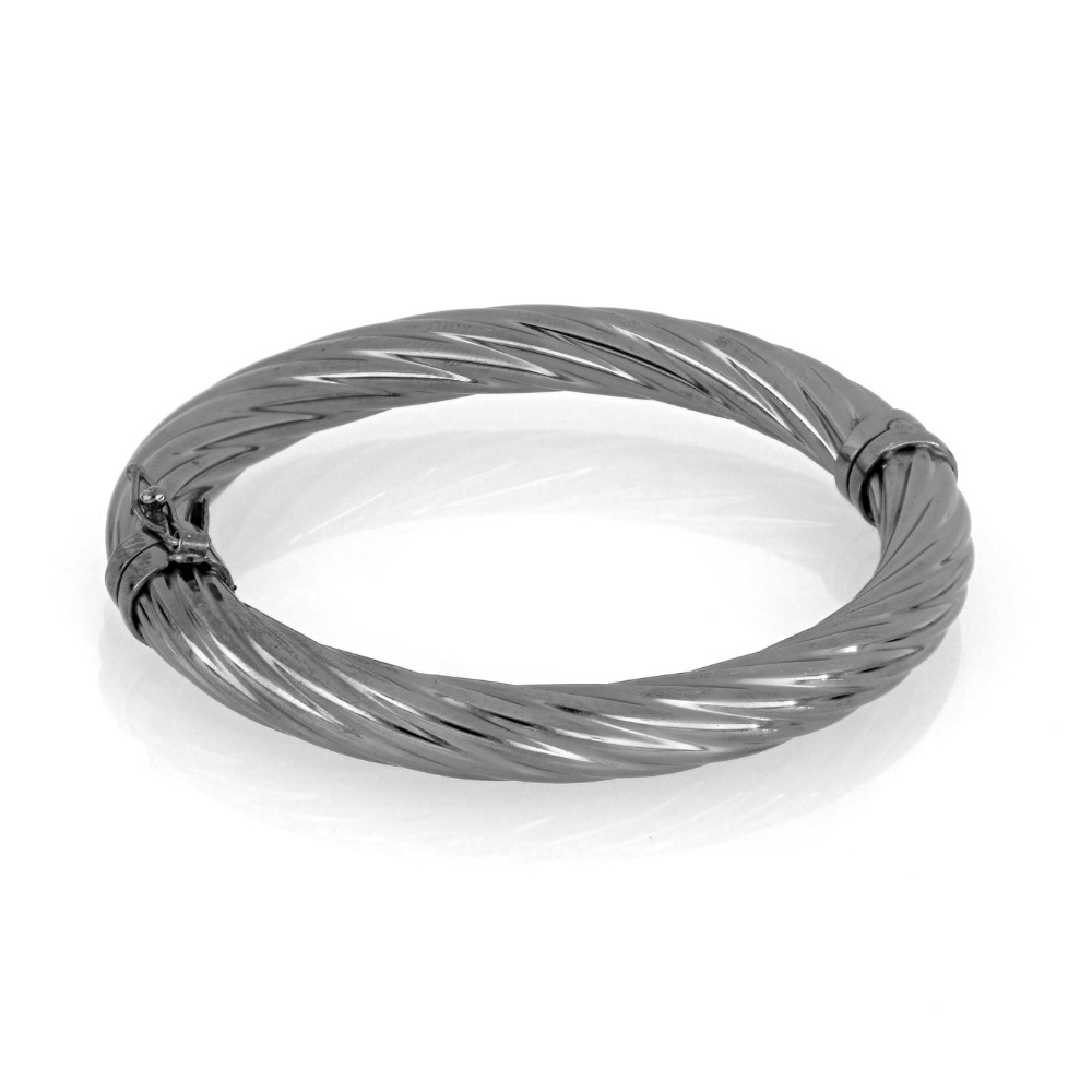 Bracciale tondo argento