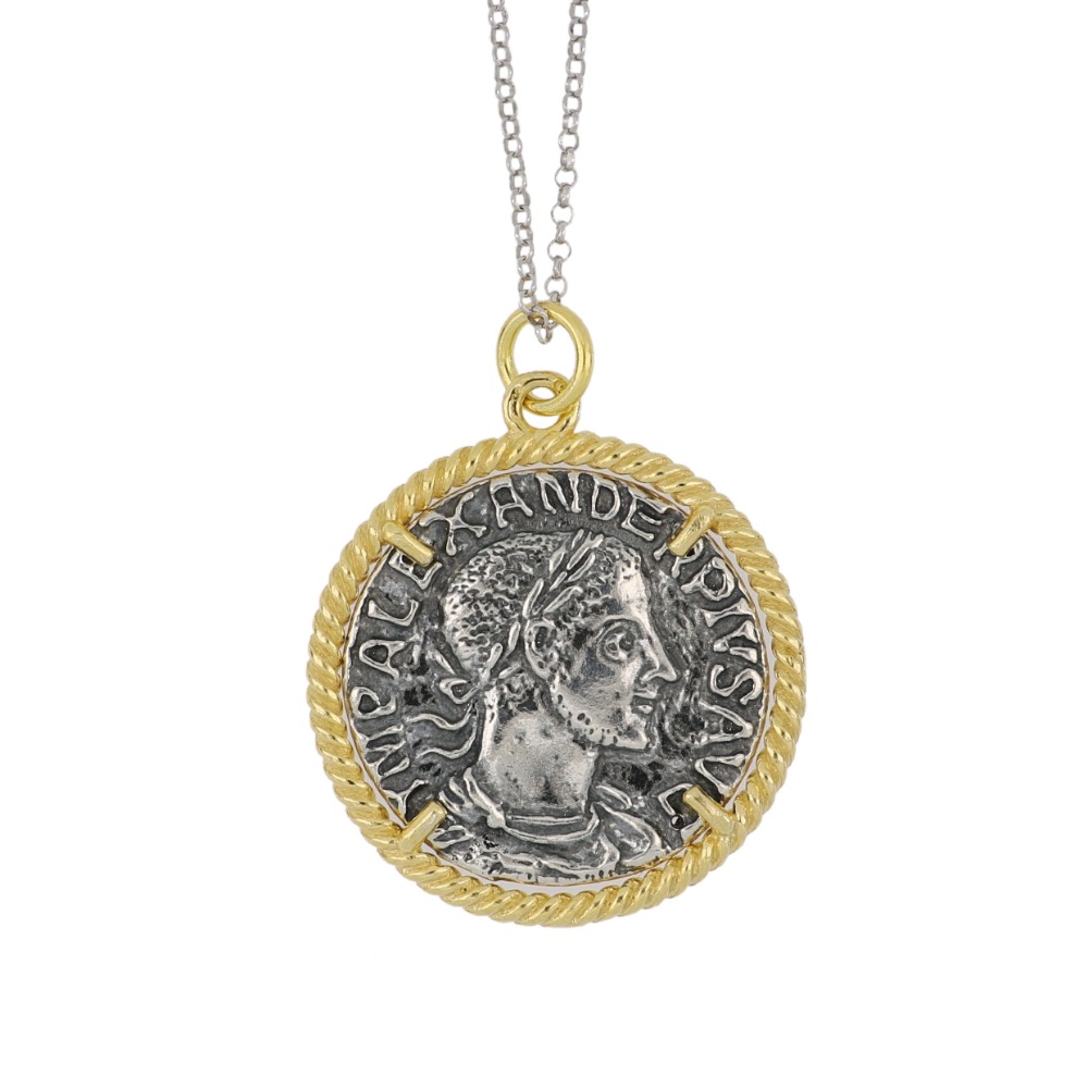 Ciondolo moneta romana - Roman coin pendant