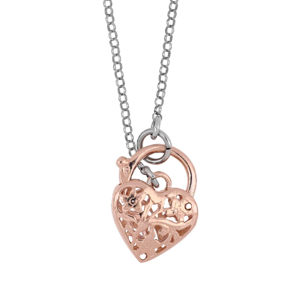 Collana con chiusura a cuore - Heart clasp necklace