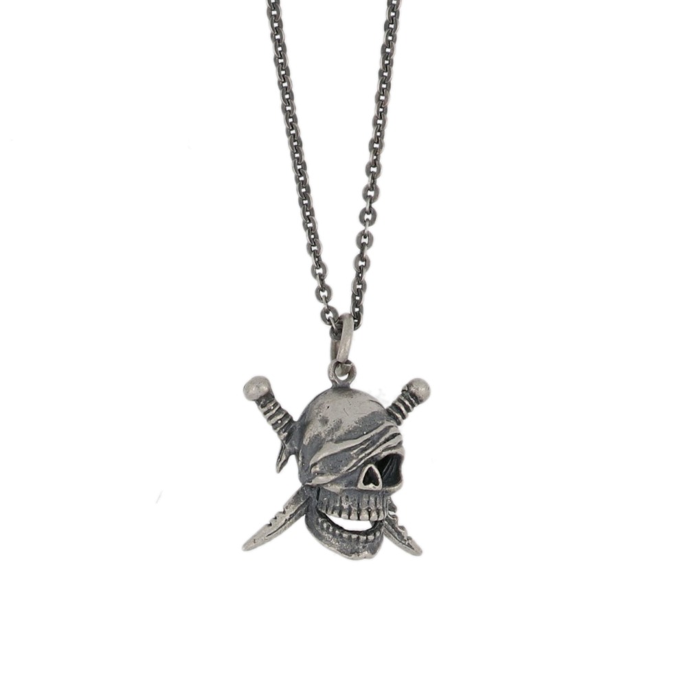 Ciondolo teschio pirati - Pirate skull pendant