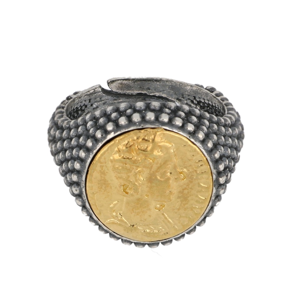 Anello moneta romana - Roman coin ring