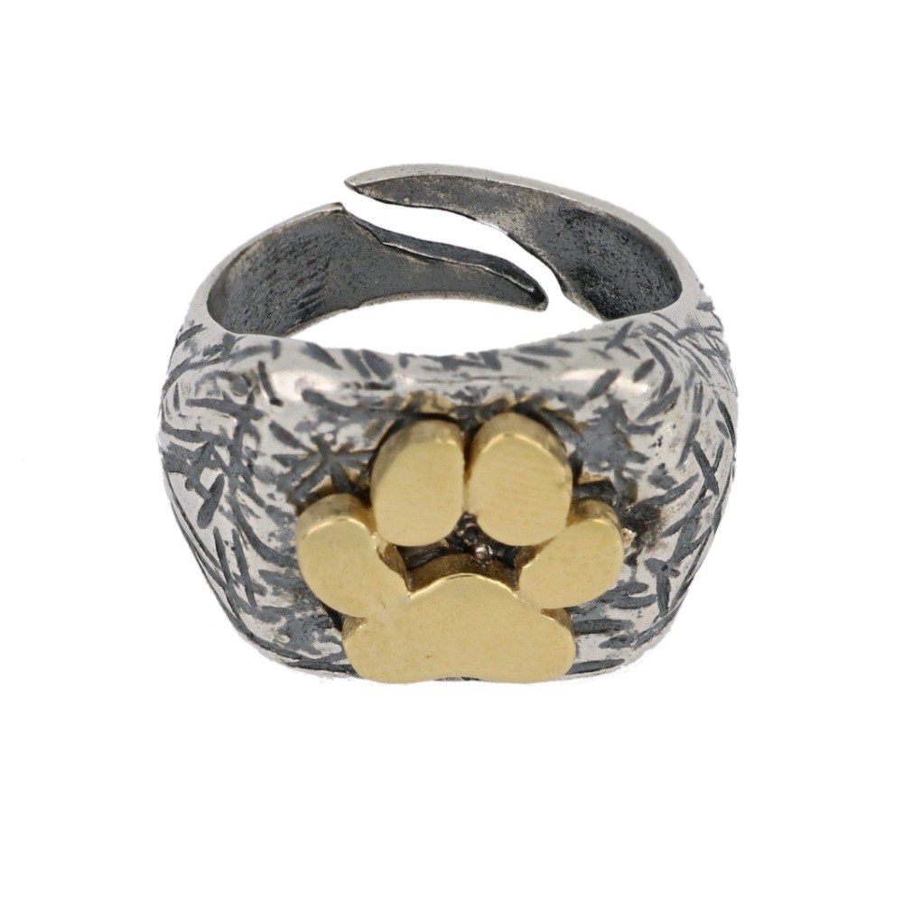 Anello tagli con zampetta - Ring with paw