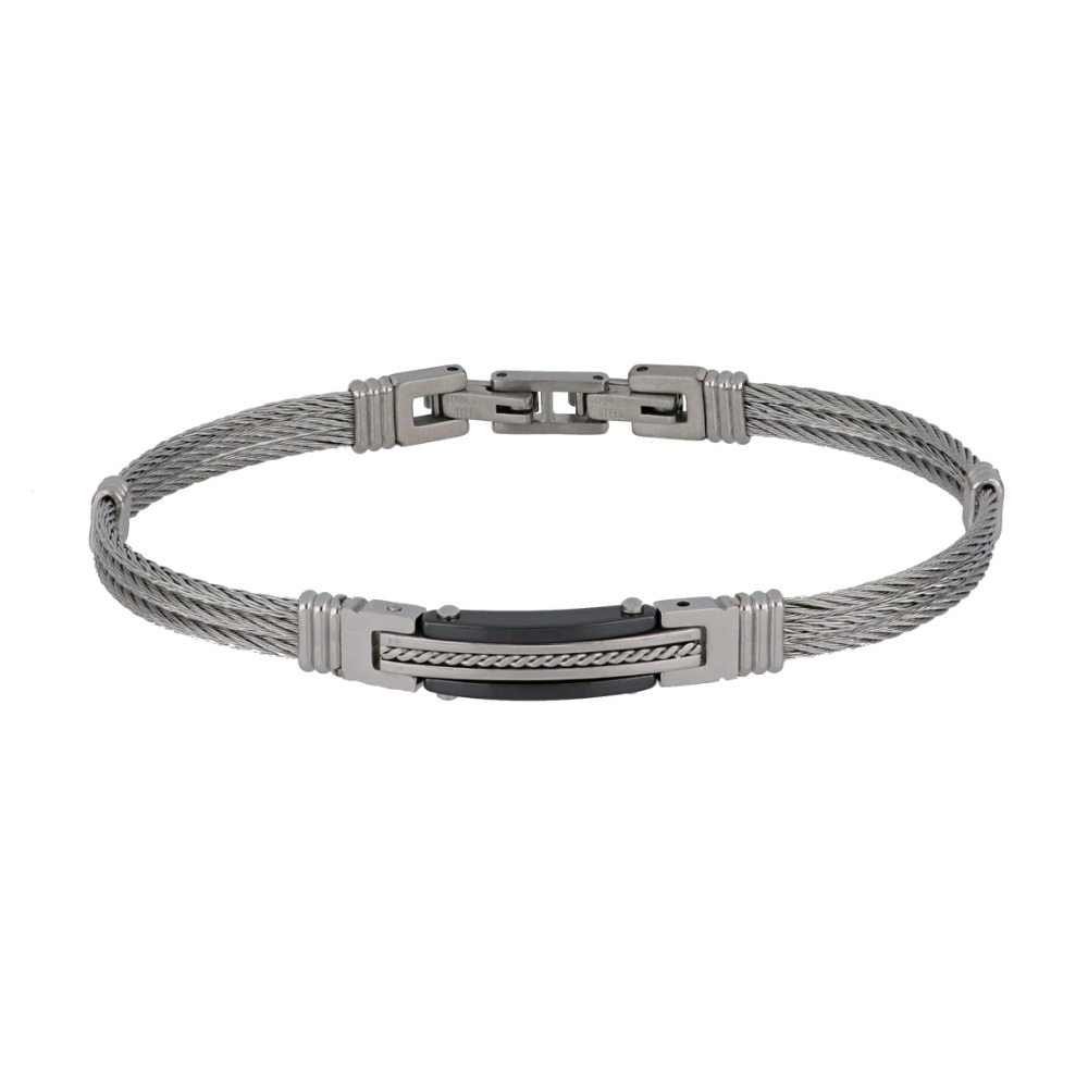 Bracciale cavetto acciaio