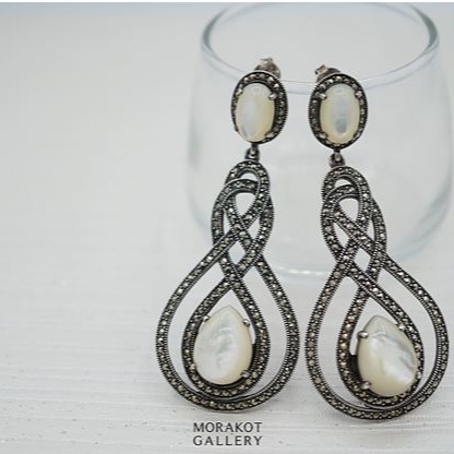 Ella - Art Deco Dangle Earrings