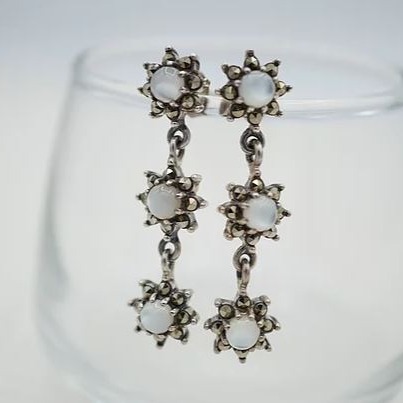 Stella - Art Deco Dangle Earrings