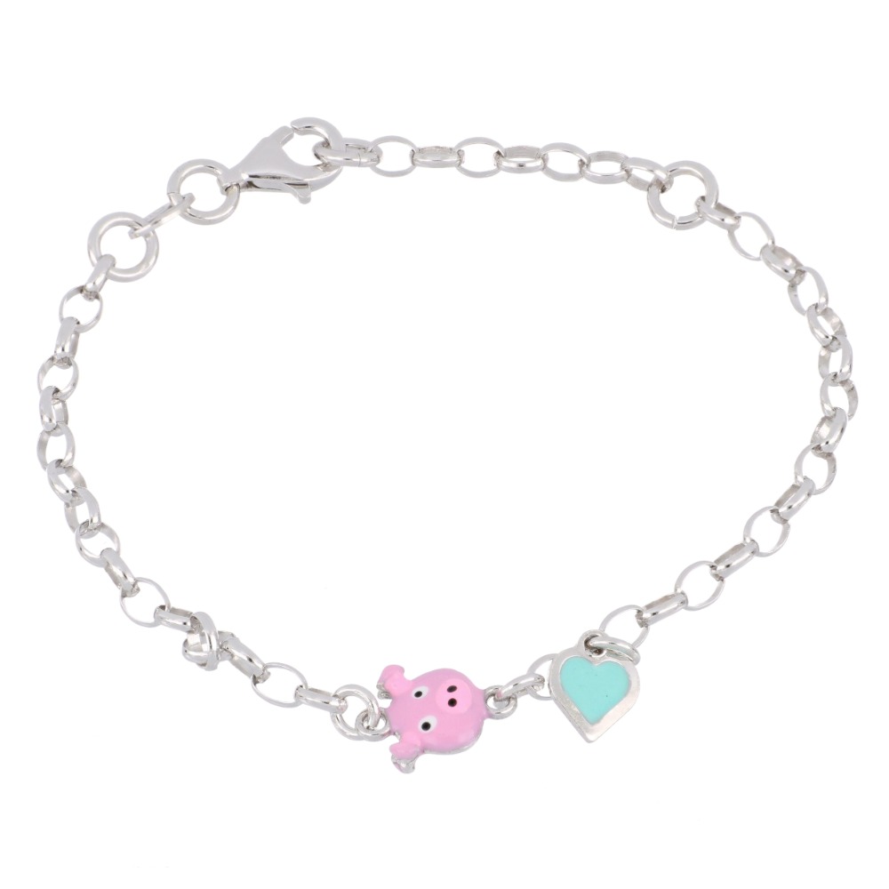 Bracciale pig e cuore