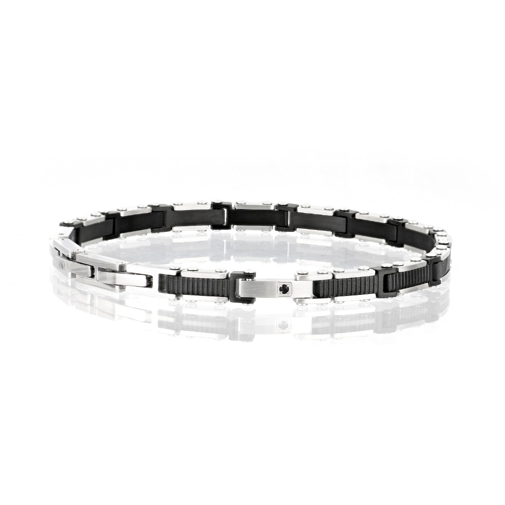 Bracciale uomo acciaio