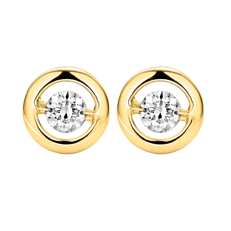 Diamond earrings - Diamonds in motion collection