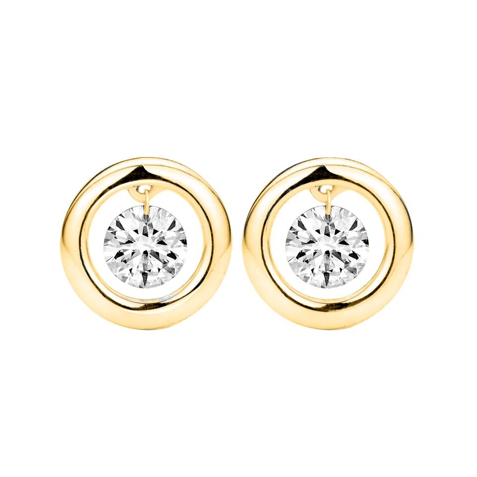 Diamond earrings - Diamonds in motion collection