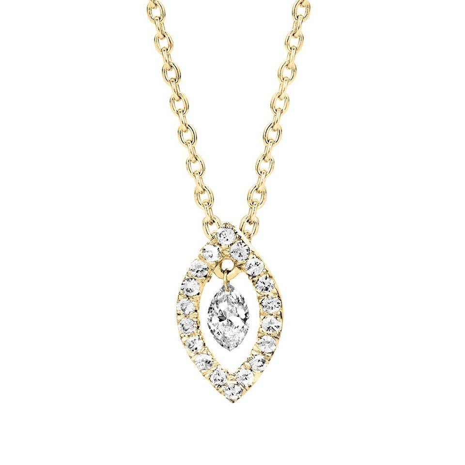 Diamond pendant - Diamonds in motion collection