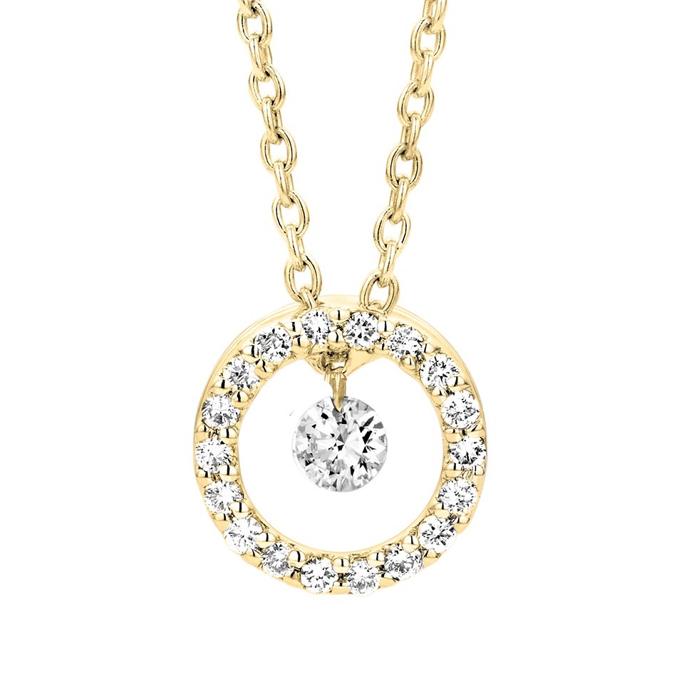 Diamond pendant  - Diamonds in motion collection