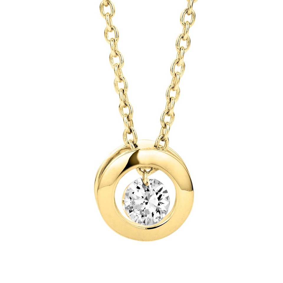 Diamond pendant  - Diamonds in motion collection