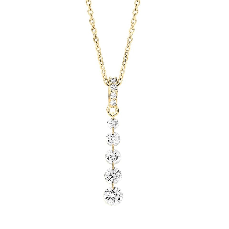 Diamond pendant - Diamonds in motion collection