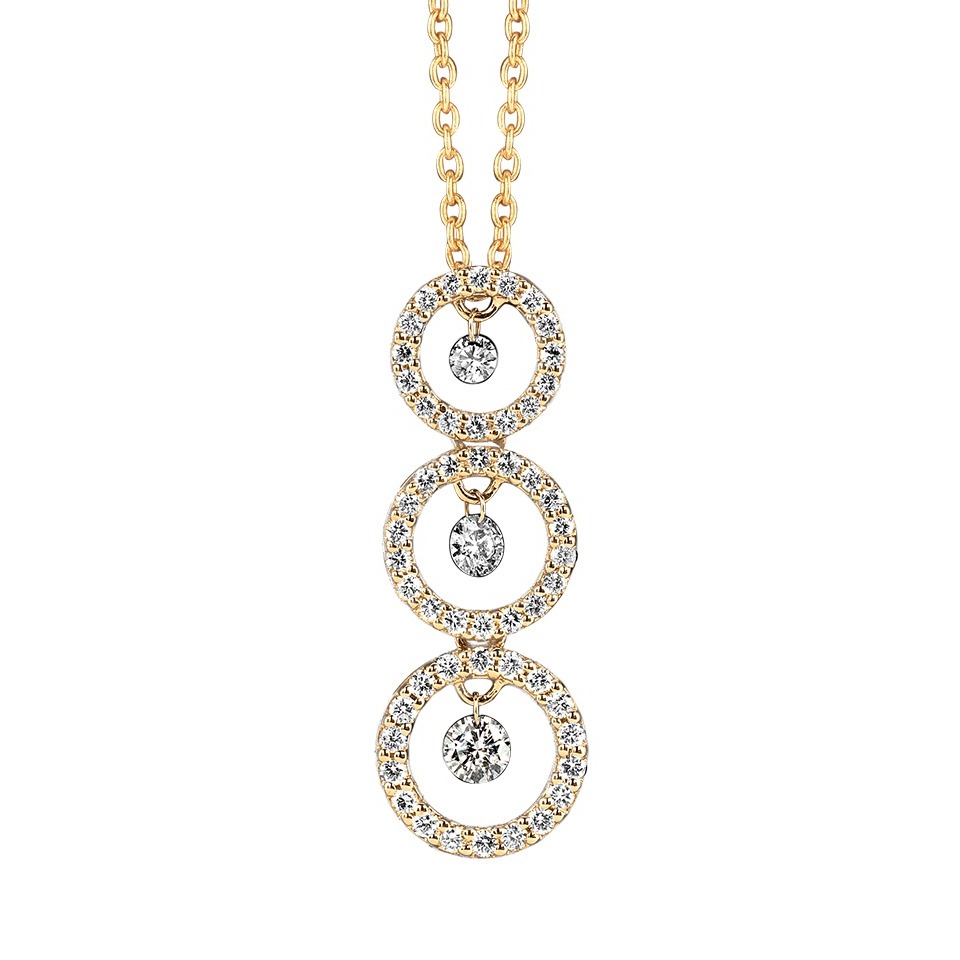 Diamond pendant - Diamonds in motion collection