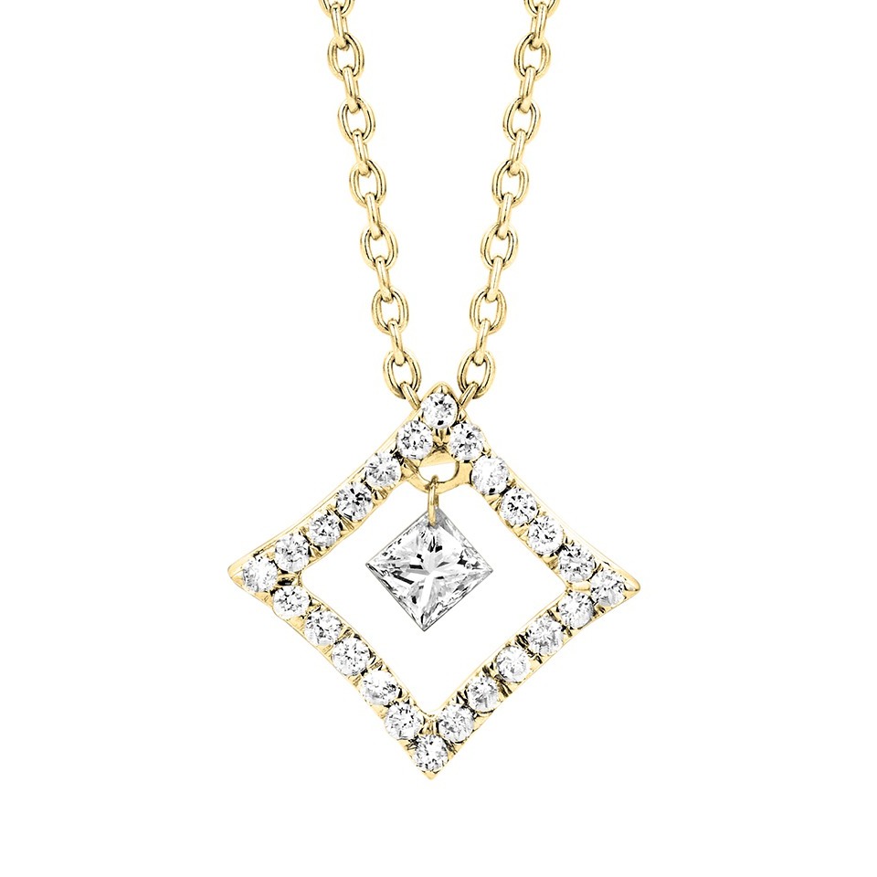 Diamond pendant - Diamonds in motion collection