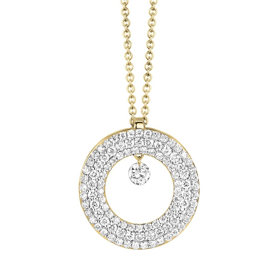 Diamond pendant - Diamonds in motion collection