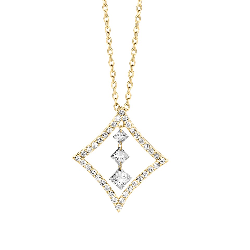 Diamond pendant - Diamonds in motion collection