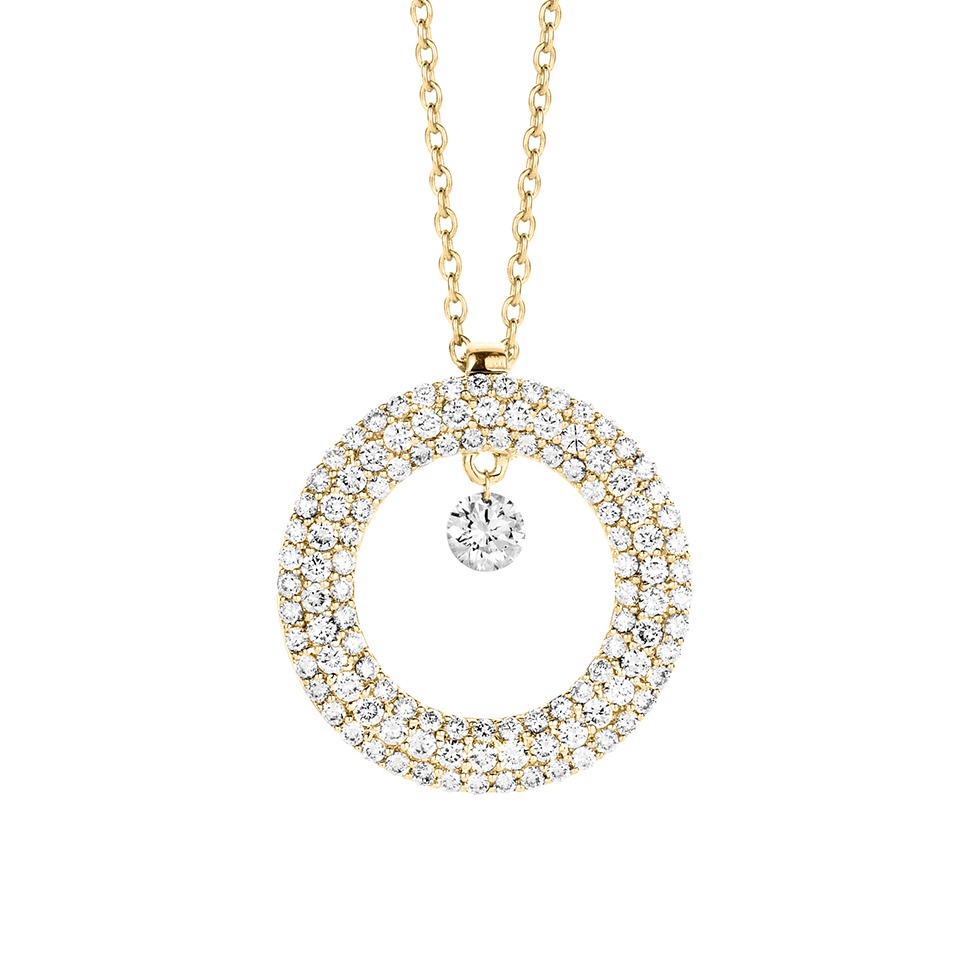 Diamond pendant - Diamonds in motion collection