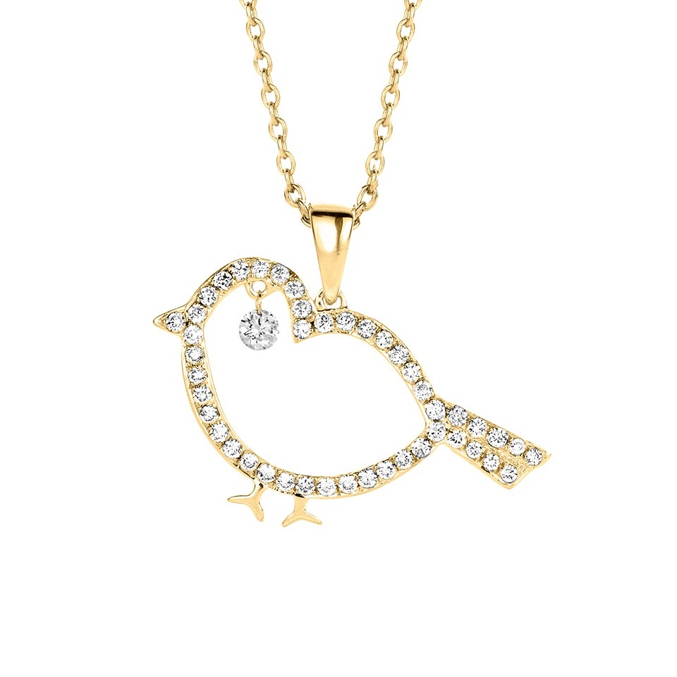 Diamond pendant - Diamonds in motion collection