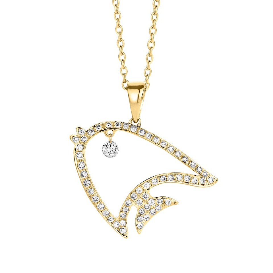 Diamond pendant - Diamonds in motion collection