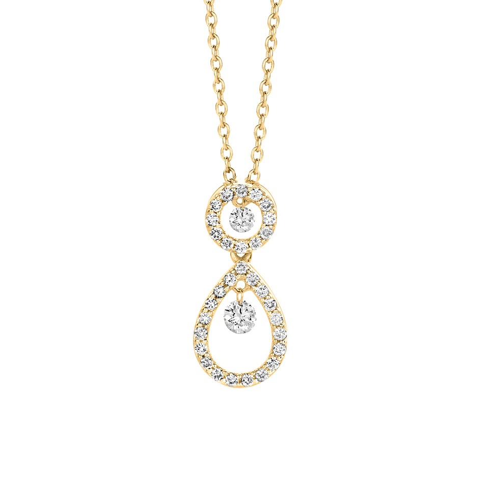 Diamond pendant - Diamonds in motion collection