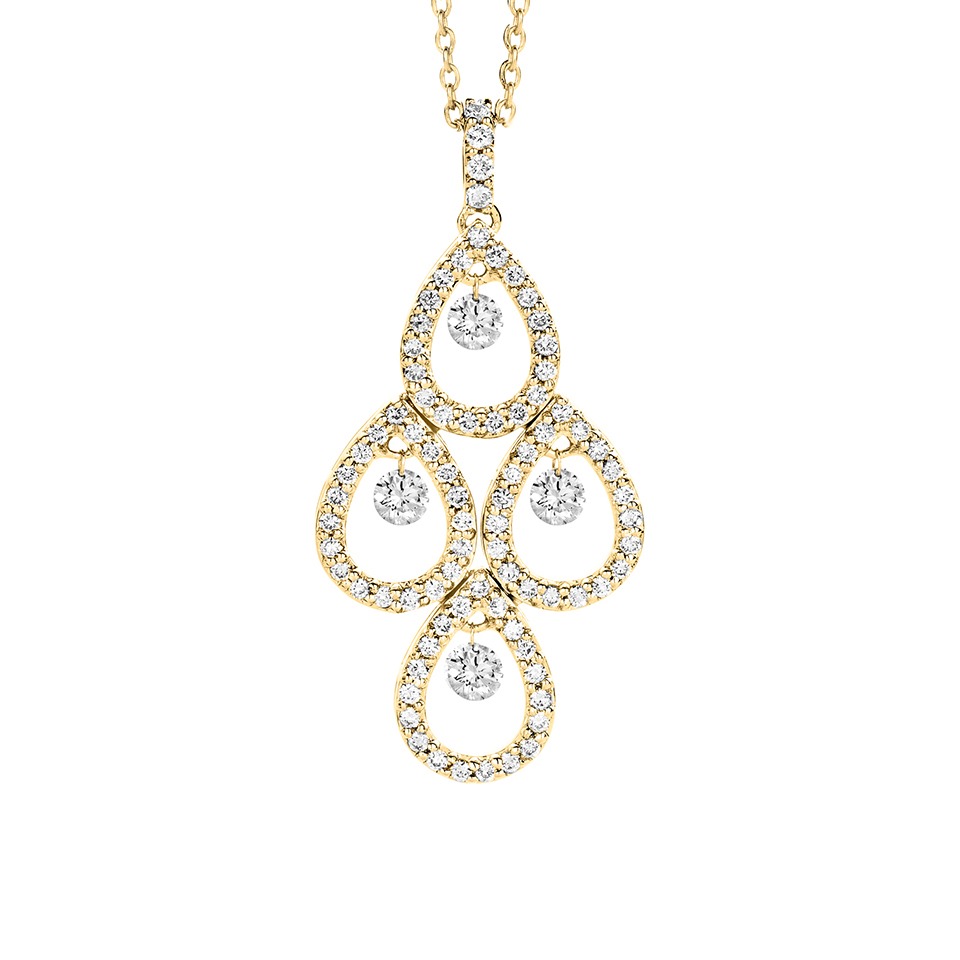 Diamond pendant - Diamonds in motion collection