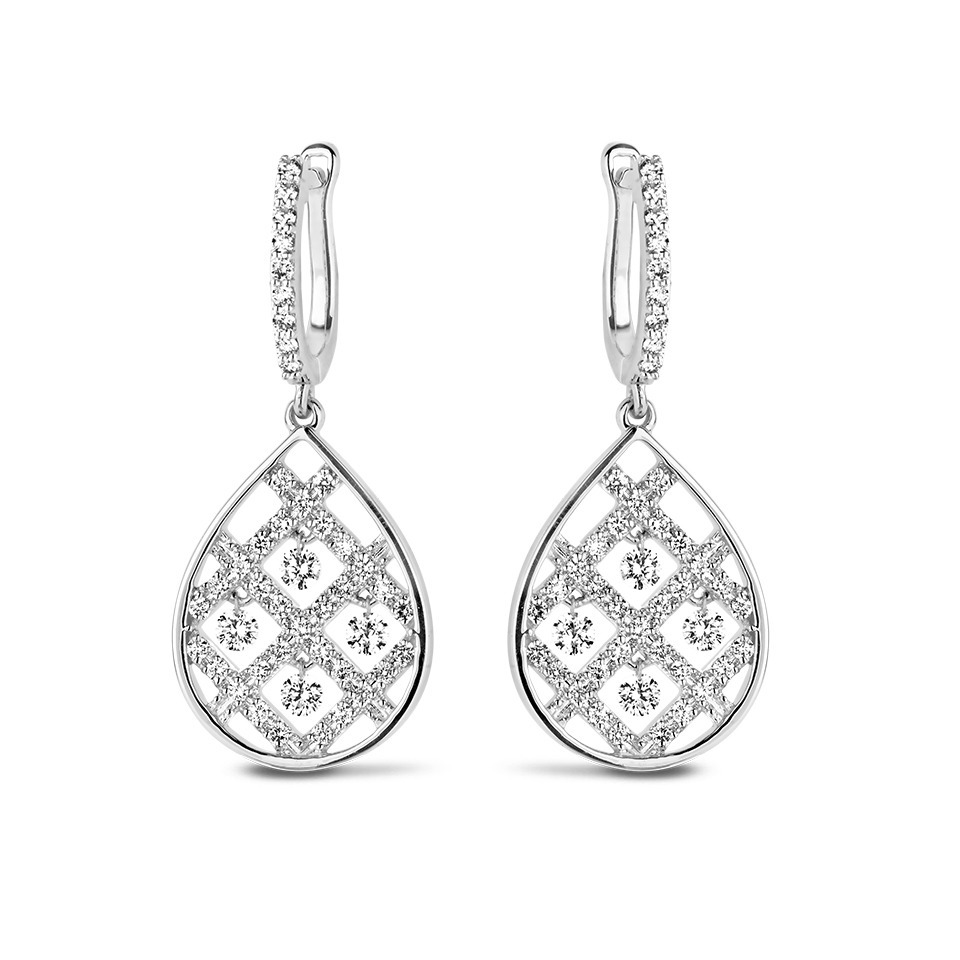 Diamond Earrings - Diamonds in motion collection