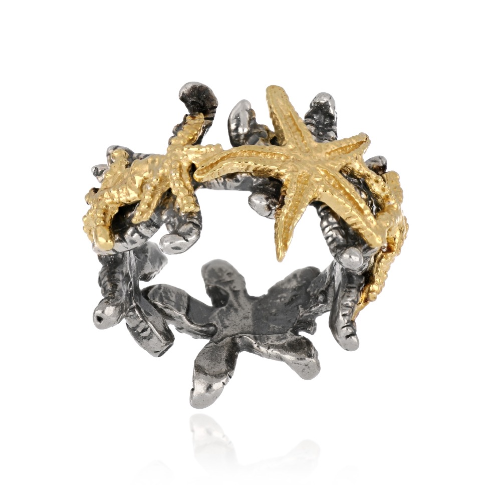 Anello stelle marine - Starfish ring