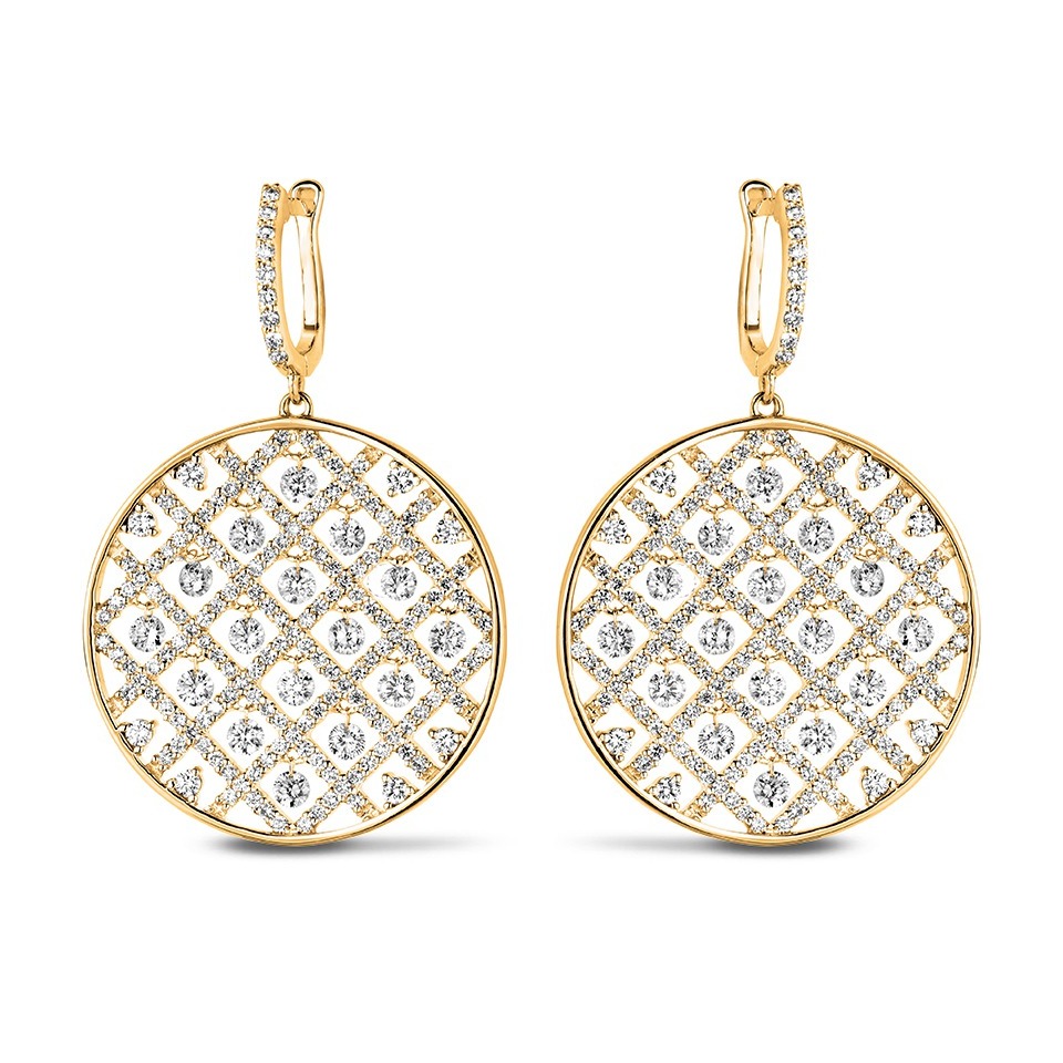 Diamond Earrings - Diamonds in motion collection