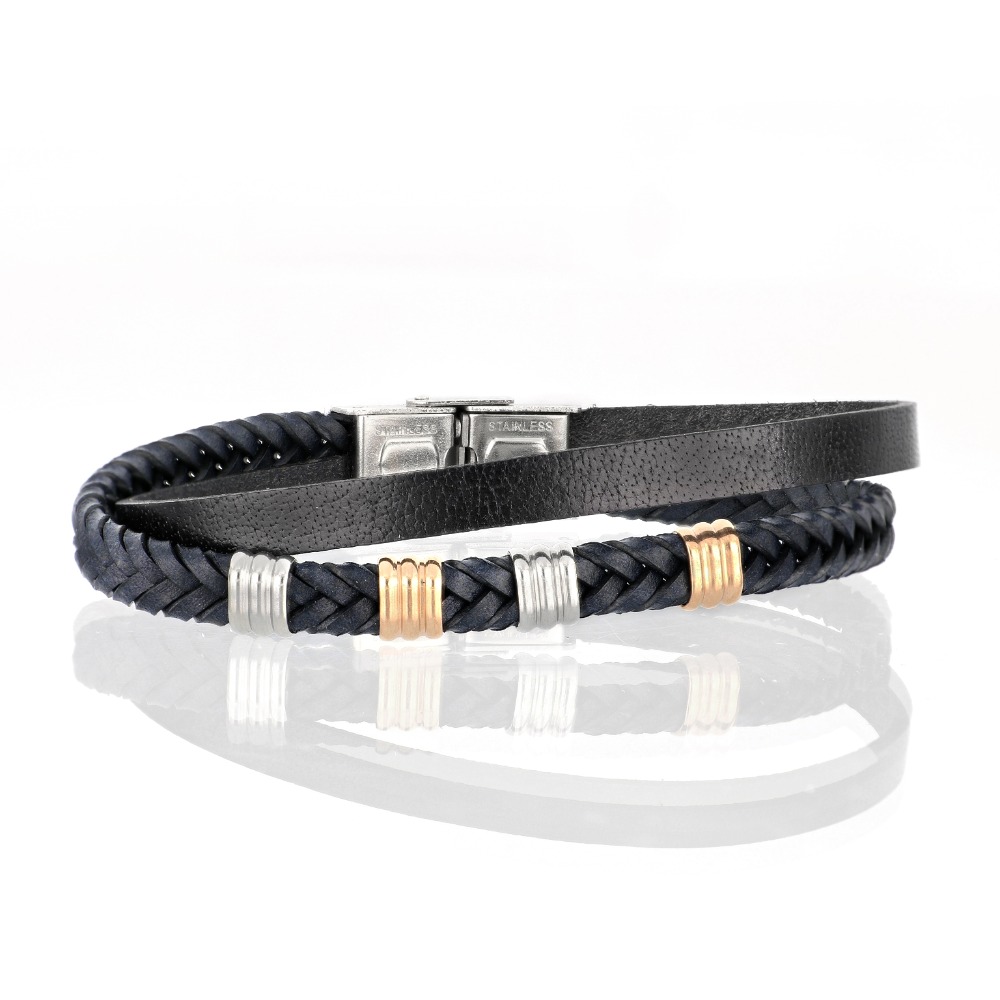 Bracciale uomo pelle