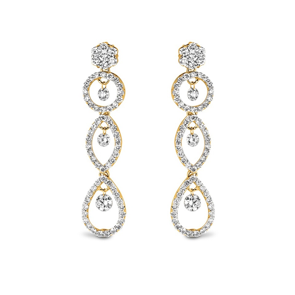 Diamond Earrings - Fantasy Collection