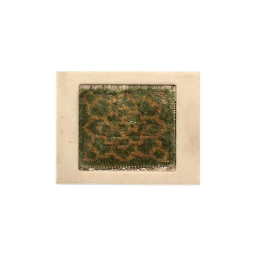 Persian silk carpet brooch