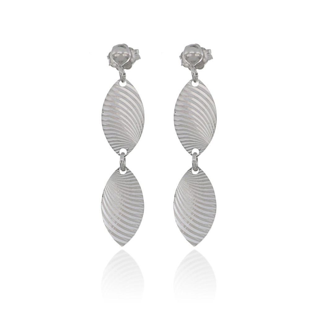 Earrings in silver